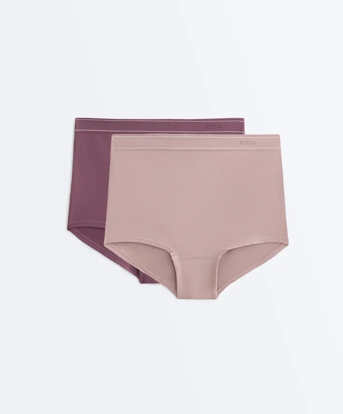 2 braguitas tipo shortie sin costuras y de tacto Soft Touch 2 braguitas tipo shortie sin costuras y de tacto Soft Touch