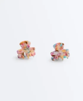 2 mini pinzas para el pelo