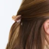 2 mini pinzas para el pelo estampadas