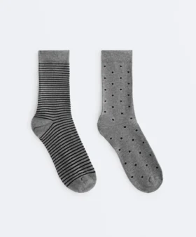 2 pares de calcetines clásicos 55 % modal y 10 % cachemira