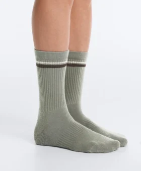 2 pares de calcetines clásicos de mezcla de algodón para yoga y pilates