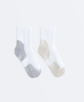 2 pares de calcetines cortos de mezcla de poliamida para correr