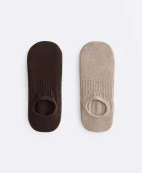 2 pares de calcetines de mezcla de algodón para yoga y pilates