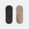 2 pares de calcetines de mezcla de algodón para yoga y pilates