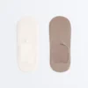 2 pares de calcetines invisibles de microfibra de corte alto 2 pares de calcetines invisibles de microfibra de corte alto