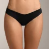 3 braguitas clásicas de bikini de mezcla de poliamida con corte en V invisible