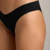 3 braguitas clásicas de bikini de mezcla de poliamida con corte en V invisible