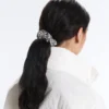 3 coleteros grandes para el pelo de cuadros vichy