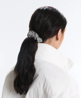3 coleteros grandes para el pelo de cuadros vichy 3 coleteros grandes para el pelo de cuadros vichy