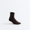 3 pares de calcetines cortos de mezcla de algodón con borde rizado 3 pares de calcetines cortos de mezcla de algodón con borde rizado