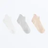 3 pares de calcetines de mezcla de poliamida para zapatillas con lengüeta en el talón
