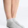 3 pares de calcetines de mezcla de poliamida para zapatillas con lengüeta en el talón