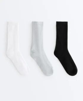3 pares de calcetines deportivos clásicos de mezcla de poliamida