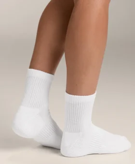 3 pares de calcetines deportivos cortos de mezcla de algodón