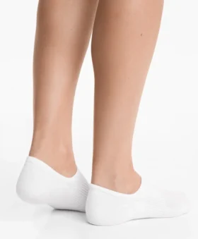 3 pares de calcetines invisibles deportivos de corte alto de mezcla de algodón