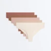 5 braguitas brasileñas invisibles de mezcla de poliamida Pantone™ 5 braguitas brasileñas invisibles de mezcla de poliamida Pantone™