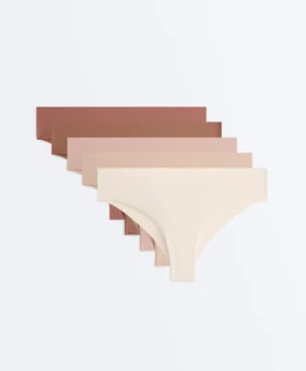 5 braguitas brasileñas invisibles de mezcla de poliamida Pantone™ 5 braguitas brasileñas invisibles de mezcla de poliamida Pantone™