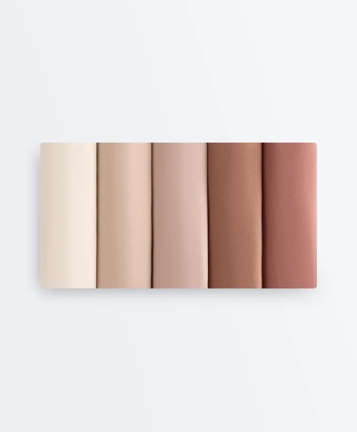 5 braguitas brasileñas invisibles de mezcla de poliamida Pantone™ 5 braguitas brasileñas invisibles de mezcla de poliamida Pantone™
