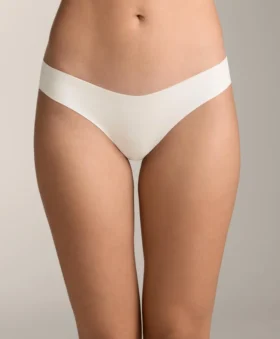5 braguitas clásicas de bikinis con corte en U de mezcla de poliamida