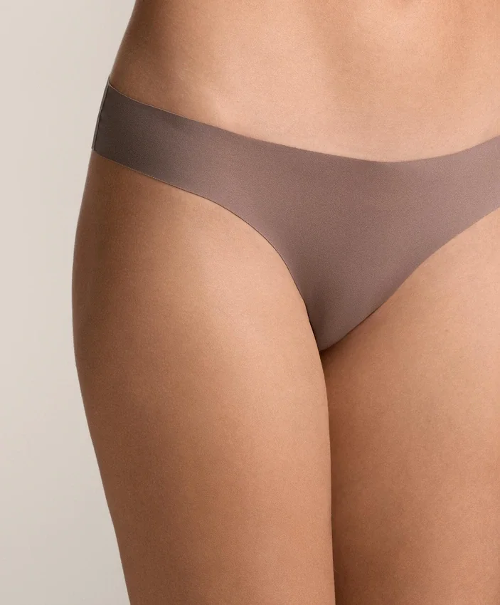 5 braguitas clásicas de bikinis con corte en U de mezcla de poliamida 5 braguitas clásicas de bikinis con corte en U de mezcla de poliamida