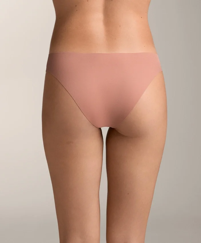 5 braguitas clásicas de bikinis con corte en U de mezcla de poliamida 5 braguitas clásicas de bikinis con corte en U de mezcla de poliamida