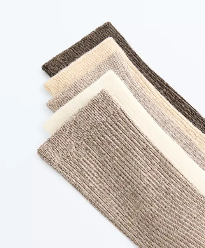 5 pares de calcetines clásicos con algodón 5 pares de calcetines clásicos con algodón