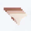 5 tangas invisibles de mezcla de poliamida Pantone™ 5 tangas invisibles de mezcla de poliamida Pantone™