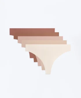 5 tangas invisibles de mezcla de poliamida Pantone™