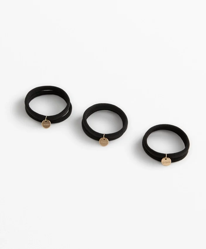 6 gomas para el pelo con placa Oysho 6 gomas para el pelo con placa Oysho