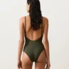 Bañador con estampado de leopardo texturizado Bañador con estampado de leopardo texturizado