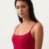 Bañador de cuello redondo de piqué