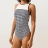 Bañador halter a rayas Bañador halter a rayas