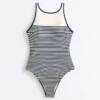 Bañador halter a rayas Bañador halter a rayas