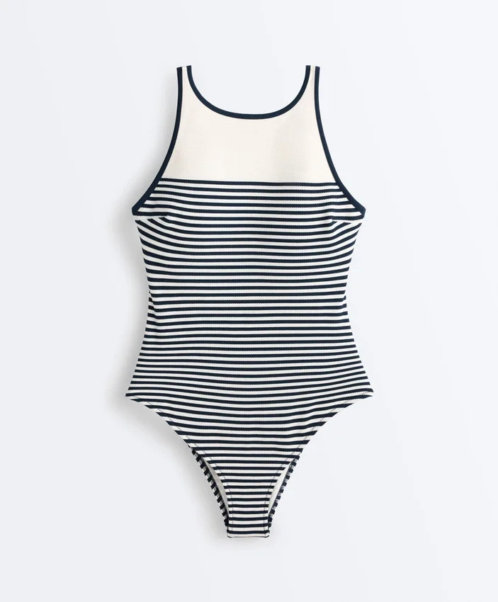Bañador halter a rayas Bañador halter a rayas