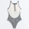 Bañador halter a rayas Bañador halter a rayas