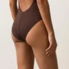 Bañador halter de canalé Bañador halter de canalé