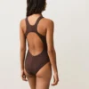 Bañador halter de canalé Bañador halter de canalé