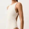 Bañador halter de ganchillo con textura de burbujas Bañador halter de ganchillo con textura de burbujas