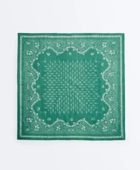 Bandana con estampado floral 100 % algodón