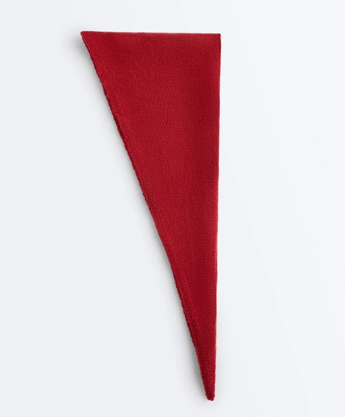 Bandana de punto 90 % lana y 10 % cachemira Bandana de punto 90 % lana y 10 % cachemira