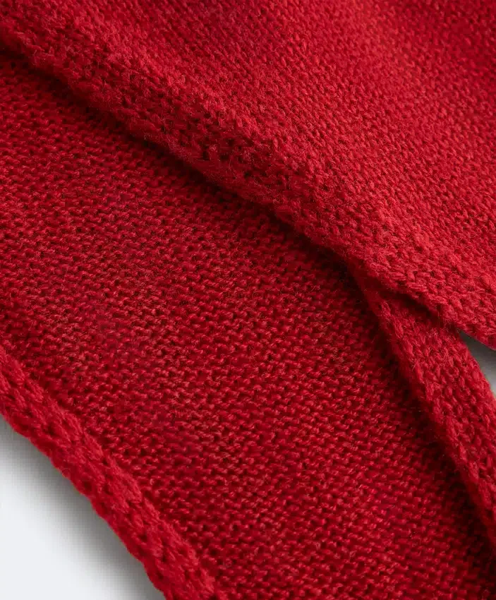 Bandana de punto 90 % lana y 10 % cachemira Bandana de punto 90 % lana y 10 % cachemira