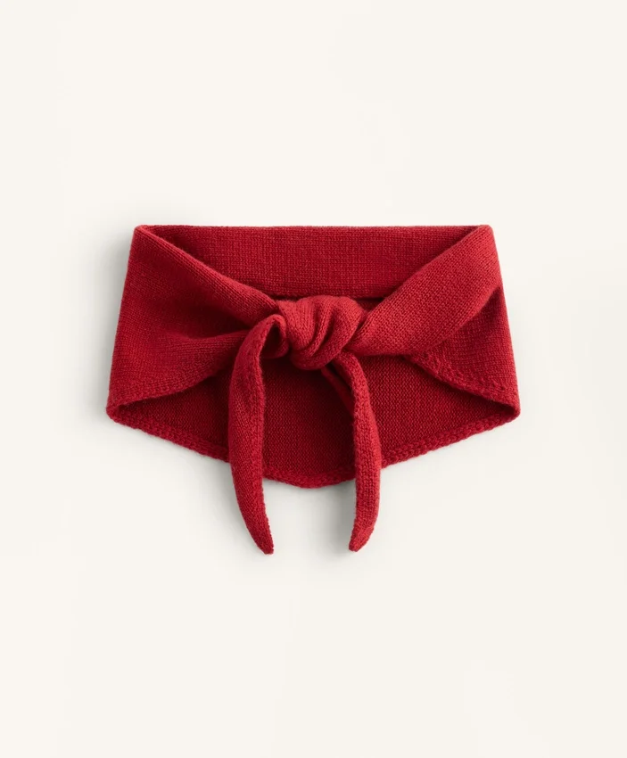 Bandana de punto 90 % lana y 10 % cachemira Bandana de punto 90 % lana y 10 % cachemira