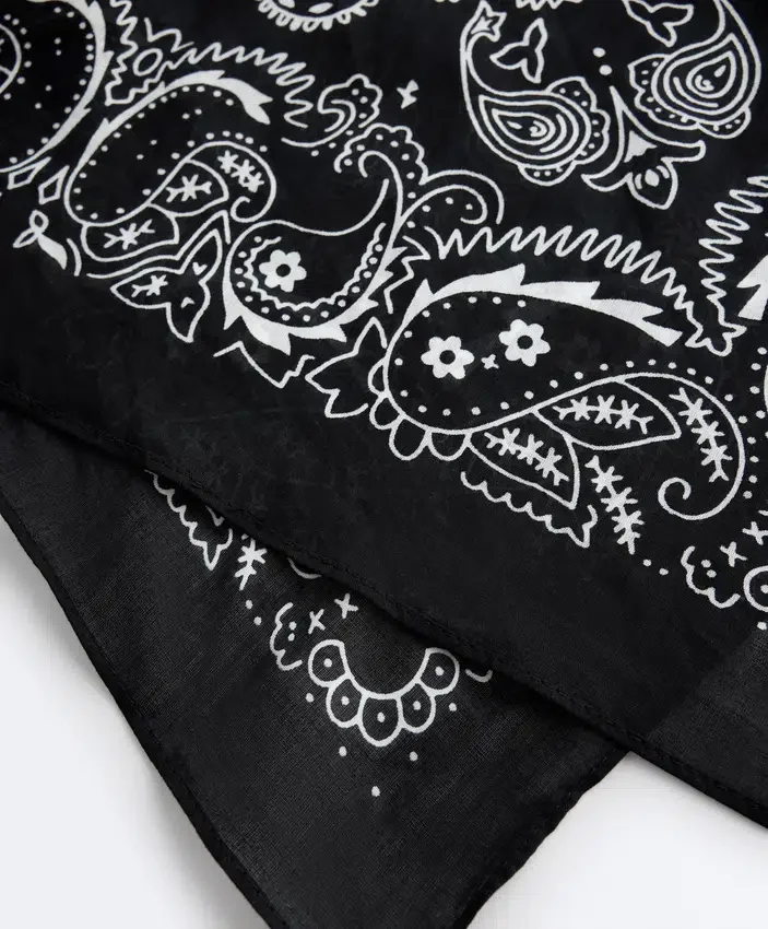 Bandana estampada 100 % algodón Bandana estampada 100 % algodón