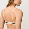 Bikini bandeau con ribete en contraste Bikini bandeau con ribete en contraste