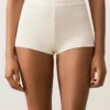 Bikini de talle alto con textura de burbujas