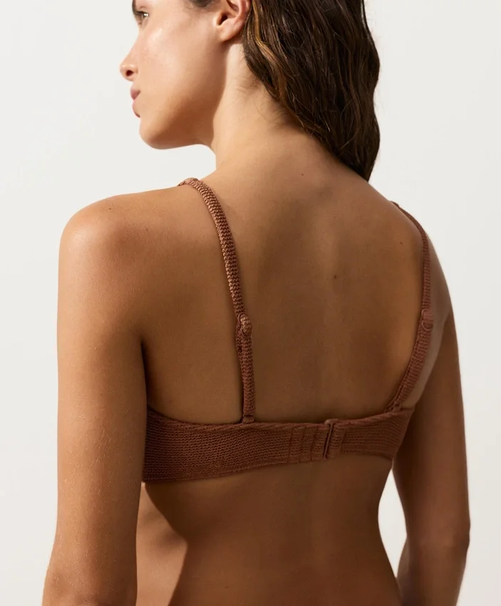 Bikini halter arrugado Bikini halter arrugado