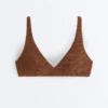Bikini halter arrugado Bikini halter arrugado