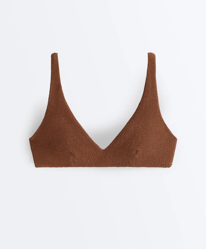 Bikini halter arrugado Bikini halter arrugado