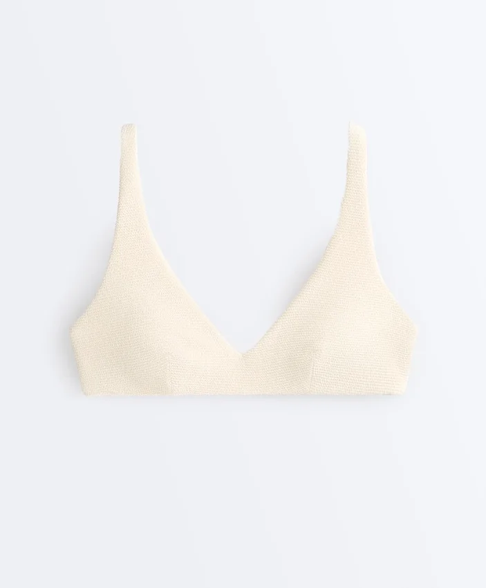 Bikini halter arrugado Bikini halter arrugado