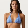 Bikini halter de cuadros vichy